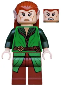 LEGO Tauriel, Green and Reddish Brown Outfit minifigure