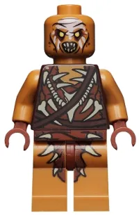 LEGO Gundabad Orc - Bald, White Forehead Paint minifigure