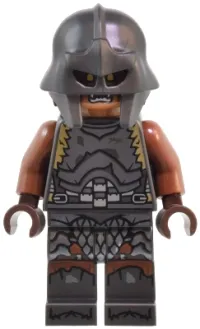 LEGO Orc - Medium Nougat Head, Pearl Dark Gray Armor and Helmet minifigure