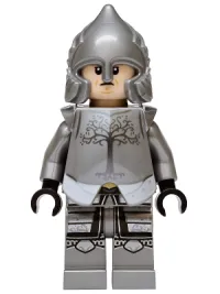 LEGO Soldier of Gondor - Light Nougat Head, Reddish Brown Eyebrows minifigure