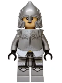 LEGO Soldier of Gondor - Medium Tan Head, Dimples minifigure