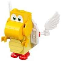 LEGO Koopa Troopa, Paratroopa - Scanner Code with Yellow Lines minifigure