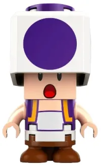LEGO Purple Toad - Surprised minifigure