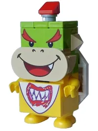 LEGO Bowser Jr. - 1 Lime Brick 1 x 1, 1 Red Brick 1 x 1 minifigure