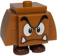 LEGO Goomba (2 x 2 Jumper) - Angry minifigure