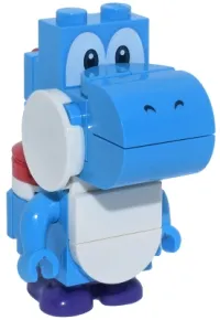 LEGO Light-Blue Yoshi (Dark Azure) minifigure