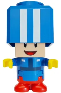 LEGO Blue Toad - Pit Crew Uniform minifigure