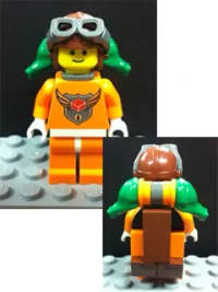 LEGO MBA Level Three Minifigure with Backpack Assembly minifigure