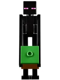 LEGO Enderman - Bright Green and Reddish Brown Box minifigure