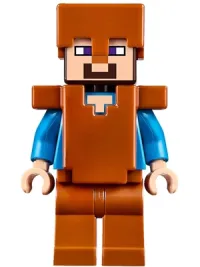LEGO Steve - Dark Orange Helmet, Armor and Legs minifigure