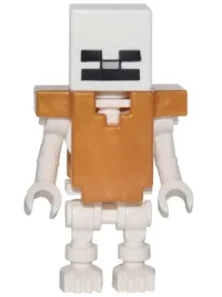 LEGO Skeleton with Cube Skull - Pearl Gold Armor minifigure