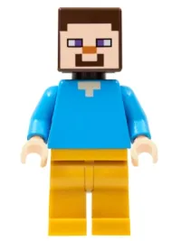 LEGO Steve - Pearl Gold Legs minifigure