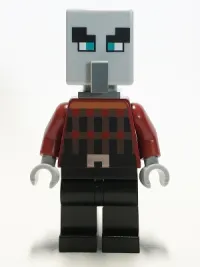 LEGO Illager (Pillager) - Black Legs, Neck Bracket and Tile with Clip minifigure