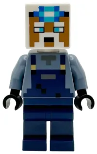 LEGO Miner - Dark Blue Overalls minifigure