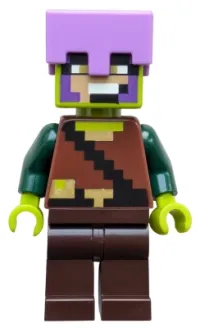 LEGO Jungle Ranger - Medium Lavender Helmet minifigure