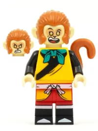 LEGO Monkey King - Bright Light Orange Tunic minifigure