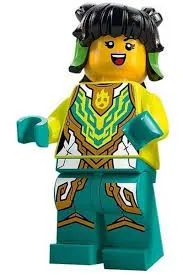 LEGO Mei - Neon Yellow Armor, Fire Rings minifigure
