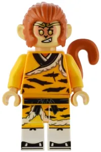 LEGO Monkey King - Bright Light Orange Robe with Black Animal Stripes minifigure