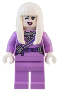 LEGO White Bone Demon - Medium Lavender Outfit minifigure