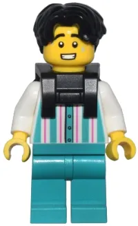 LEGO Lee - Panda Store Owner, Black Neck Bracket minifigure