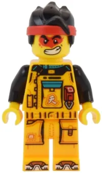 LEGO Monkie Kid - Bright Light Orange Racing Suit minifigure