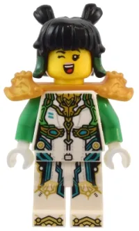 LEGO Mei - Dragon Armor Suit, Pearl Gold Dragon Head Shoulder Pads minifigure