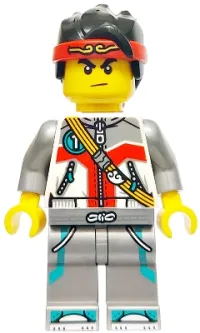 LEGO Monkie Kid - White Jacket, Flat Silver Legs minifigure