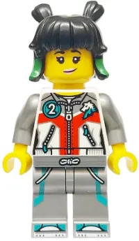 LEGO Mei - White Jacket, Flat Silver Legs minifigure