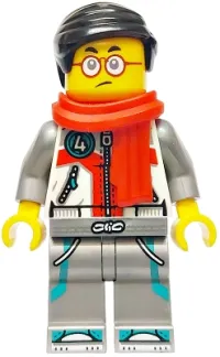 LEGO Mr. Tang - White Jacket, Flat Silver Legs minifigure