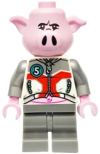 LEGO Pigsy - White Jacket, Dark Bluish Gray Medium Legs minifigure