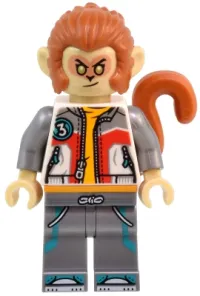 LEGO Monkey King - White Jacket, Flat Silver Legs minifigure