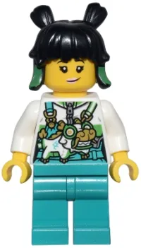 LEGO Mei - White Top, Overalls, Dragon Bag minifigure