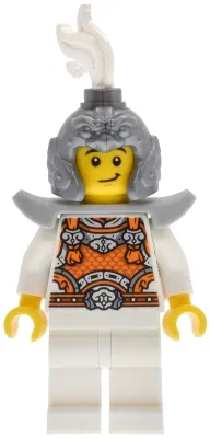 LEGO Celestial Warrior - Flat Silver Helmet minifigure