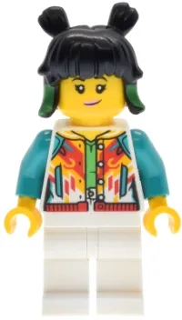 LEGO Mei - White Jacket with Buttons, White Legs minifigure