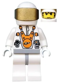LEGO Mars Mission Astronaut with Helmet and Messy Hair and Stubble minifigure