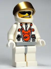 LEGO Mars Mission Astronaut with Helmet and Sunglasses, Smirk, and Headset minifigure