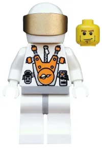 LEGO Mars Mission Astronaut with Helmet and Cheek Lines minifigure