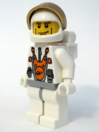 LEGO Mars Mission Astronaut with Helmet and Cheek Lines and Backpack minifigure