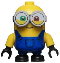 LEGO Minion Bob - Blue Overalls, Eyelids minifigure