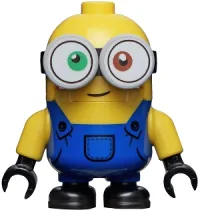 LEGO Minion Bob - Blue Overalls, no Eyelids minifigure
