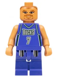 LEGO NBA Toni Kukoc, Milwaukee Bucks #7 minifigure