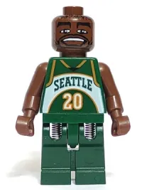 LEGO NBA Gary Payton, Seattle SuperSonics #20 minifigure