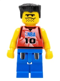 LEGO NBA Player, Number 10 with Blue Legs minifigure