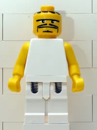 LEGO NBA  Player White Torso, White Legs #3 minifigure