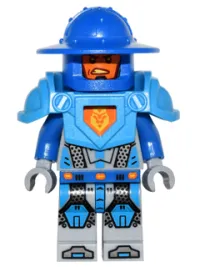 LEGO Nexo Knight Soldier - Dark Azure Armor, Blue Helmet with Broad Brim minifigure