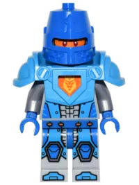 LEGO Nexo Knight Soldier - Dark Azure Armor, Blue Helmet with Eye Slit, Blue Hands minifigure