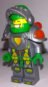 LEGO Aaron - Flat Silver Visor, Clip on Back minifigure