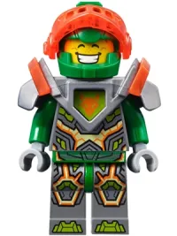 LEGO Aaron - Trans-Neon Orange Visor minifigure