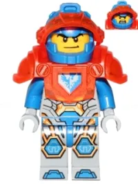 LEGO Clay, Trans-Neon Orange Armor minifigure
