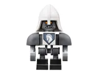 LEGO Lance Bot - Dark Bluish Gray Shoulders, White Helmet and Harpoon Holder minifigure